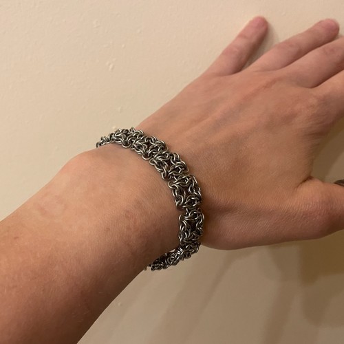 Bracciale molecola chainmaille - bracciale,