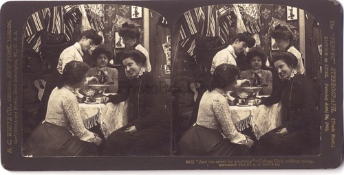 College girls making - girls, candy