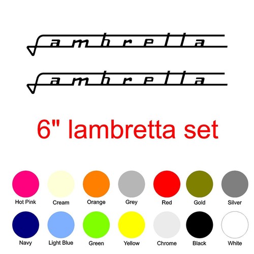 Lambretta set adesivi - set,