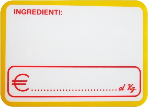 Segnaprezzi cancellabili - 30,