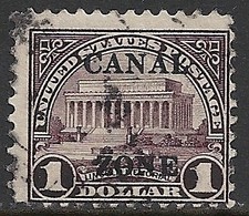 Panama 1924 YV 76A  CANC  VF