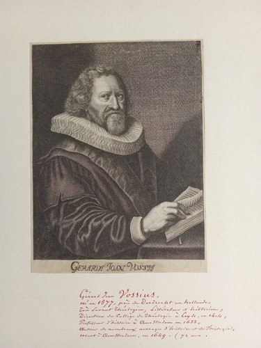 Gerardus joannes vossius - joannes,