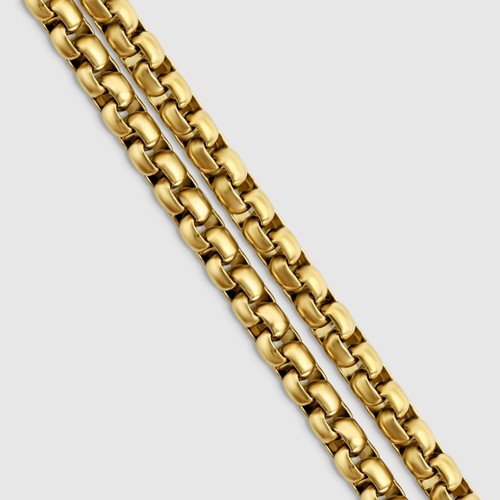 Collana catena rolo - oro, 18