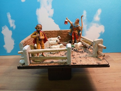 Presepe diorama ovile - diorama,