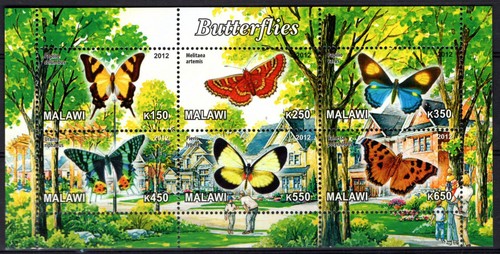 Francobolli malawi 2012 foglio - 2012,