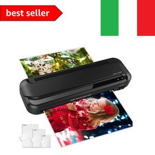 Plastificatrice A4 A5 A6 Laminatrice a Caldo Foto Plastificatore Macchina Lam...