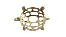 Polished Brass Turtle Saucer