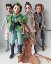 "Bambole Star Wars Forces of Destiny Disney Principessa Leia Rey Jyn Erso 28 cm 11"
