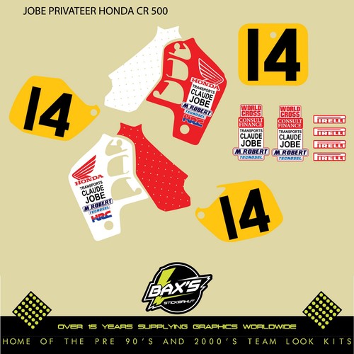 Kit grafiche honda 500 - 500, 1989