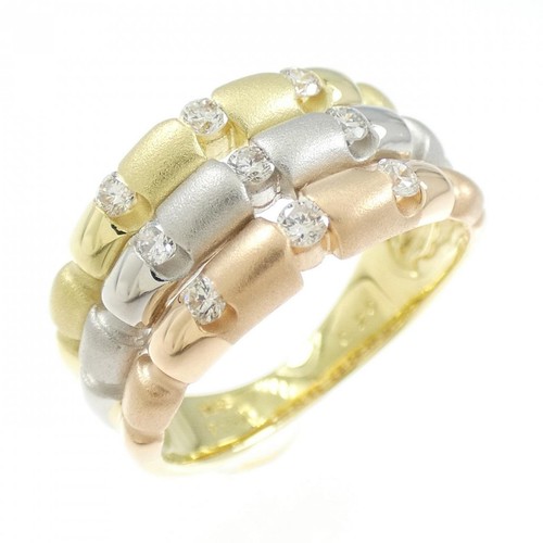 Autentico anello con - , diamanti