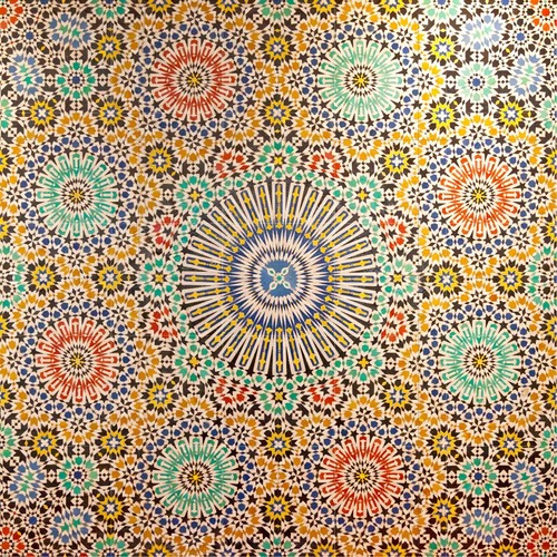 Pannello ceramica mosaico - , di