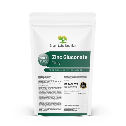 Zinco gluconato 15mg - zinco,