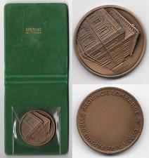 MEDAGLIA  " CASSA RISPARMIO PROVINCE LOMBARDE"  BERTONI- CON  CUSTODIA
