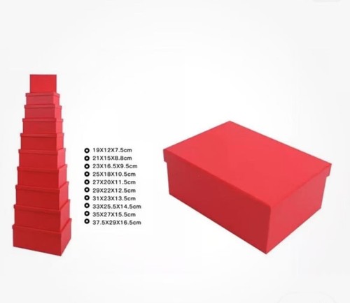 Set pezzi scatole box per - 10,