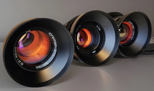 Sony helios amber bokeh - e,