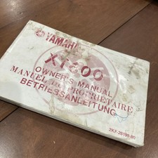 Yamaha XT600 2KF 1987 manuel utilisation entretien propriétaire conducteur