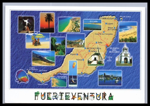 Cartolina fuerteventura - fuerteventura,