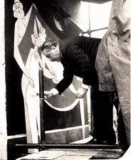 Arcumeggia, affresco di Sante Monachesi, 1959 Vintage silver print Tirage arge