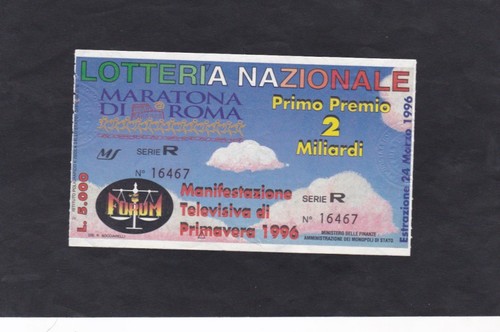 Biglietto lotteria Nazionale
