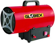 Generatore di Aria Calda a Gas 15 kW Portata d'Aria 320 mc/h Rosso GX15GA Globex