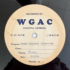 Obscure 1950 WGAC Radio 12"
