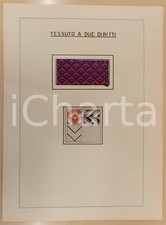 1939 BERGAMO Angelo GALIGNANI Studi su campionari di Tessuto a due diritti