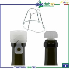 100 Tappi in Plastica o