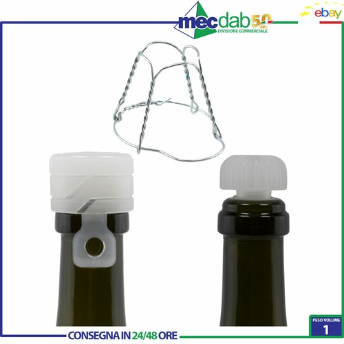 100 tappi plastica - 100, in