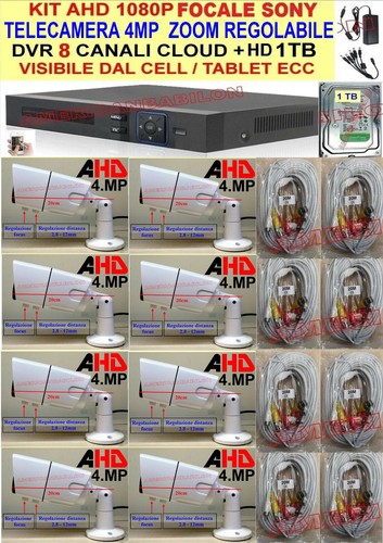 Kit videosorveglianza ahd - kit,