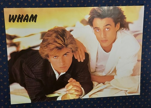 Wham poster printed 1984 - (printed, in