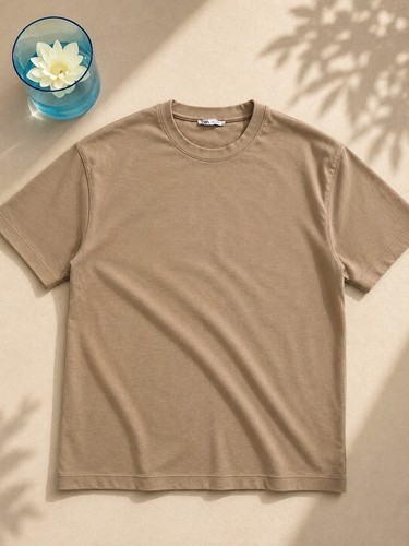 Shirt zara marrone oversize - t-shirt,
