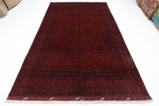 Tappeto tribale orientale 7 x 10 piedi zona rossa tappeto afgano annodato a...