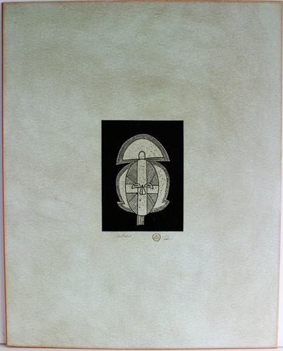Maschera africana firmata - africana,