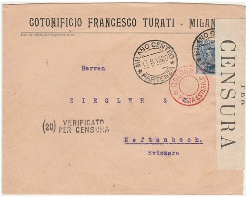 Copertina italia 1915 milano - copertina, 1915.