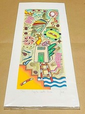 SERIGRAFIA GIULIANO GHELLI RAPITA DALLA LUNA 48/199 CERTIFICATA FORMATO OP.40x15