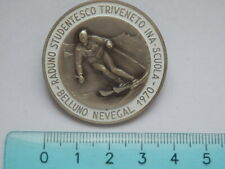 SCI ski INA NEVEGAL BELLUNO 1970 Raduno studentesco Triveneto vecchia spilla 