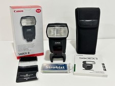 Flash Canon Speedlite 580EX II attacco a slitta con kit filtro Rosco Strobist 55 pezzi