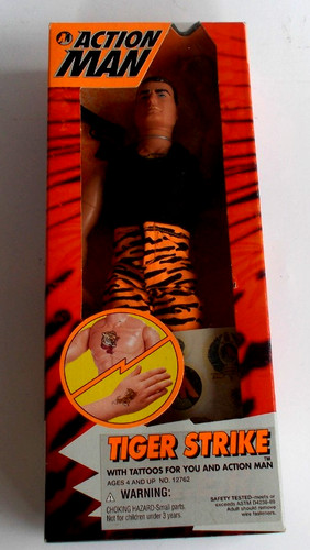 Modellino action man tiger - man,