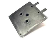 portatarga rialzato NERO