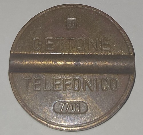 Gettone telefonico 7701 - 7701, raro