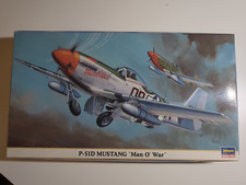 Hasegawa 1/48 P-51D Mustang + set dettaglio cockpit eduard + cutting mask 