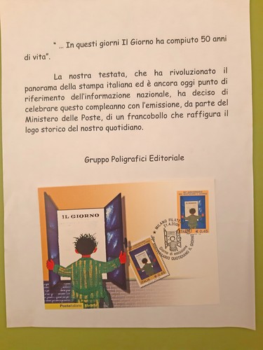 Cartolina primo giorno