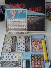 Tombola RECORD Ed. Marca Stella Gioco di Società + Pedine Dama e Scacchi Vintage