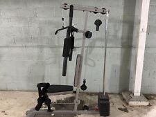 Weider 1200 Manico Fisso Sedile Regolabile Forza Allenamento Platino Home Gym