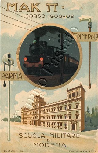 Cartolina modena accademia - cartolina,