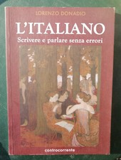 Donadio L'italiano scrivere e parlare senza errori lingua italiana grammatica