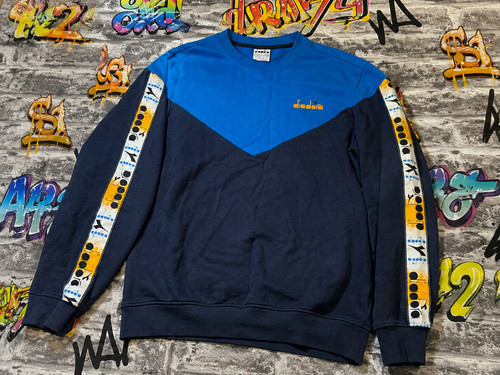 Felpa uomo diadora logo - felpa,