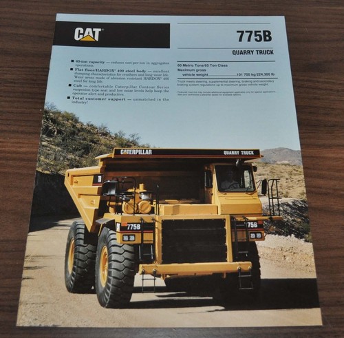 Brochure caterpillar 775b cava - caterpillar,