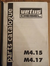 Catalogo parti ricambio motore marino VETUS M4.15 M4.17 parts catalogue manuale 