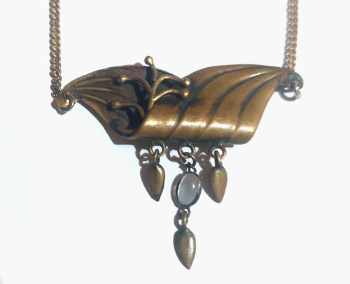 Collana vintage ciondolo art - collana,